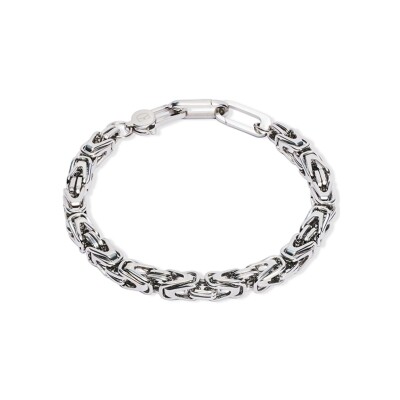 Bracelet Coeur de Lion Snake Chain en acier