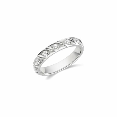 Alliance Chaumet Torsade en platine et diamants
