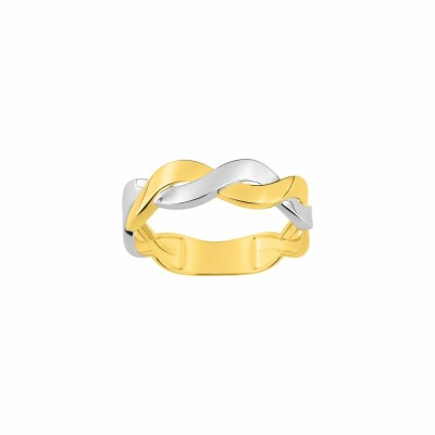 Bague en or jaune, or blanc