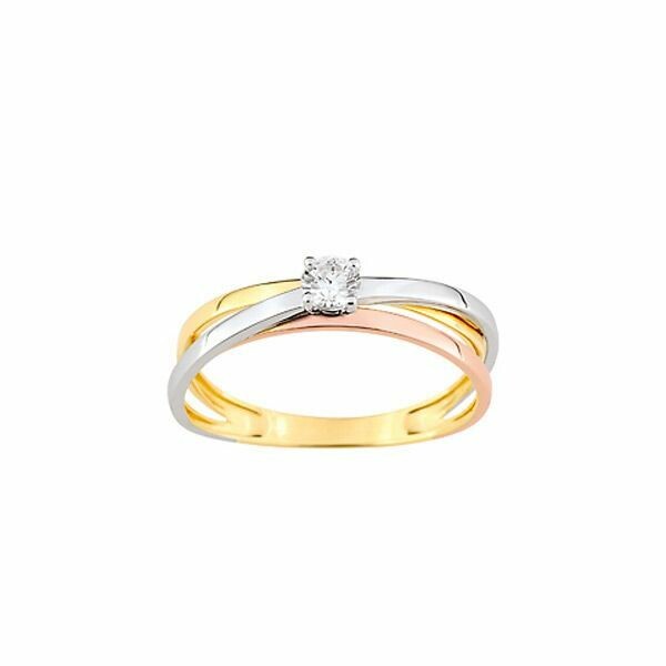 Achat Bague Mauboussin Chance Super One en or jaune et diamants