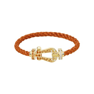 FRED Force 10 bracelet, yellow gold, colored stones