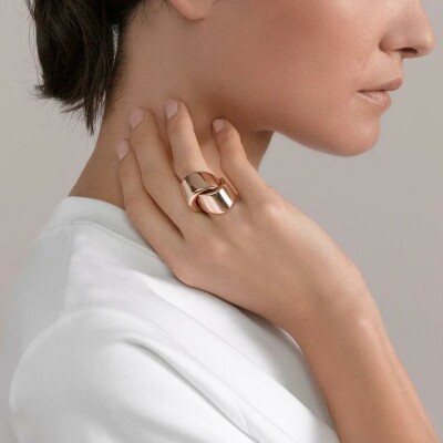 Bague Vhernier Abbraccio en or rose