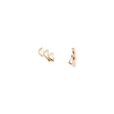 Boucles d'oreilles Vhernier Endless en or rose