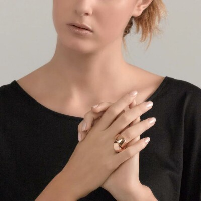 Bague Vhernier Abbraccio en or rose