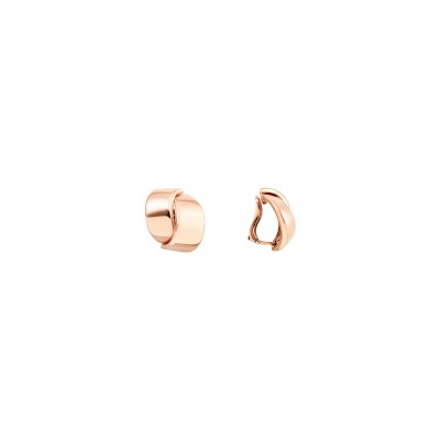 Boucles d'oreilles Vhernier Abbraccio en or rose