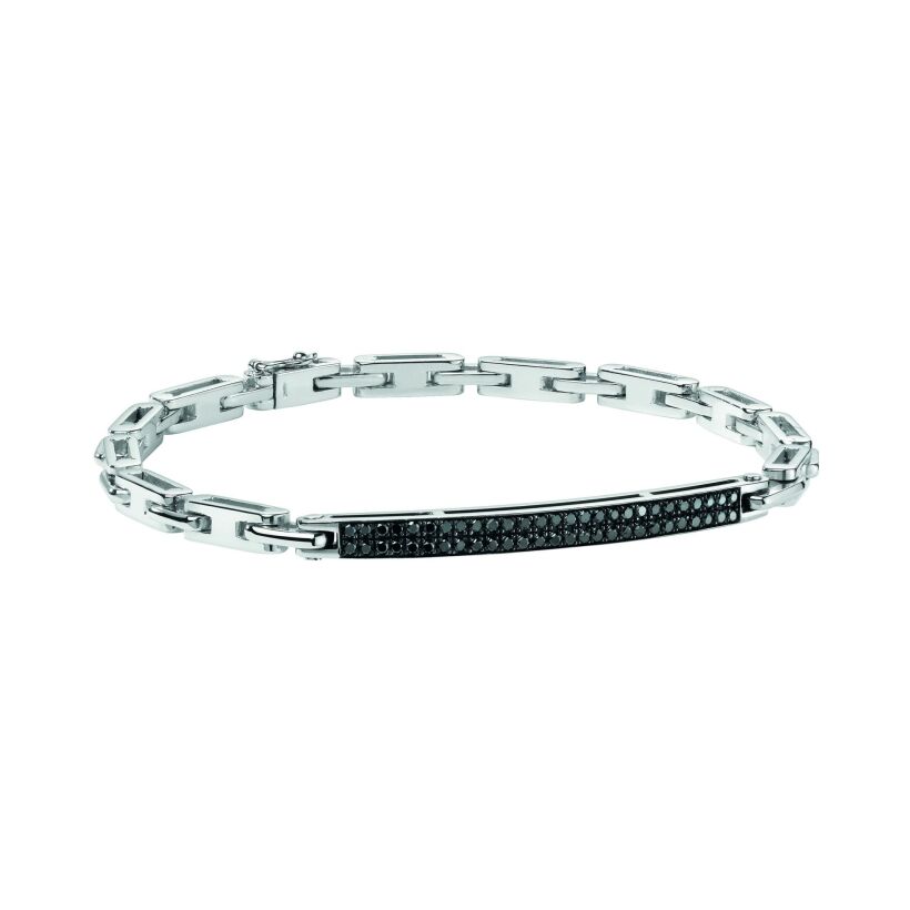 Bracelet Magie du Diamant en or blanc palladié et diamants