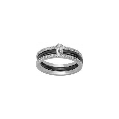 Bague Ceranity en argent et oxydes de zirconium