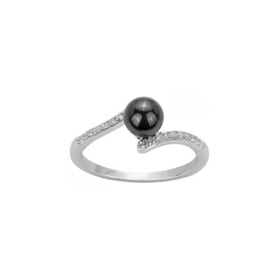 Bague Ceranity en argent et oxyde de zirconium