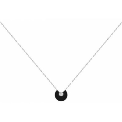 Collier Ceranity en céramique, argent et oxyde de zirconium