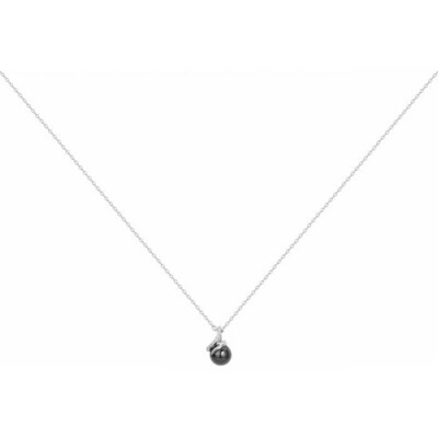 Collier Ceranity en céramique, argent et oxyde de zirconium