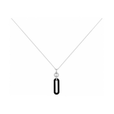 Collier Ceranity en céramique, argent et oxyde de zirconium