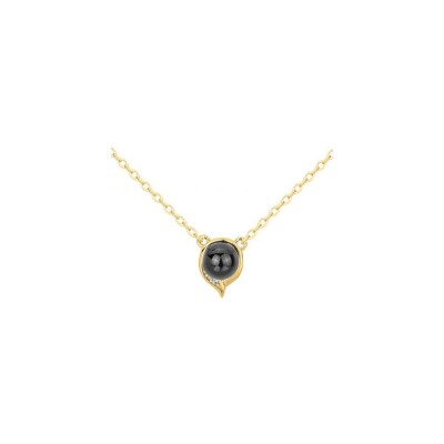 Collier Ceranity en plaqué or et oxyde de zirconium - 42+3cm