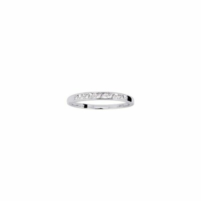 Alliance en or blanc et diamants de 0.15ct