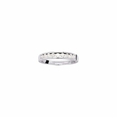 Alliance en or blanc et diamants de 0.40ct