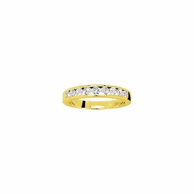 Alliance en or jaune et diamants de 0.54ct