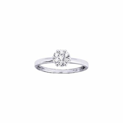 Bague en or blanc et diamants de 0.30ct