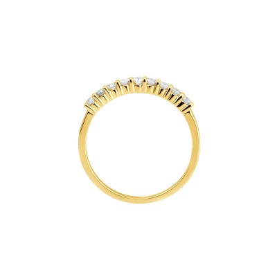 Alliance en or jaune et diamants de 0.26ct