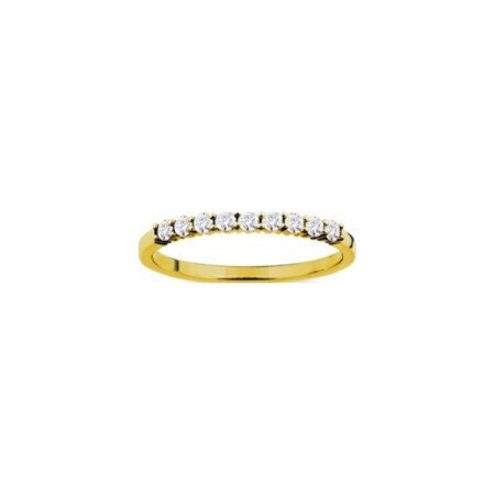 Alliance en or jaune et diamants de 0.26ct