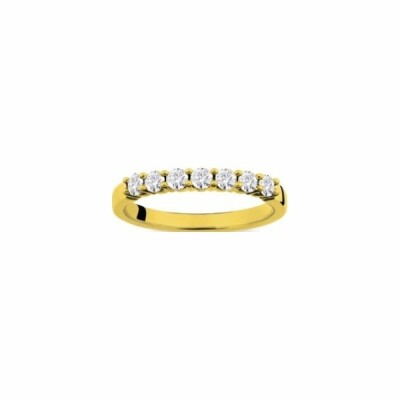 Alliance en or jaune et diamants de 0.43ct