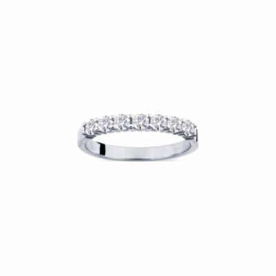 Alliance en or blanc et diamants de 0.50ct