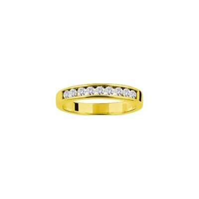 Alliance en or jaune et diamants de 0.35ct