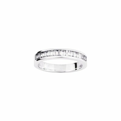 Alliance en or blanc et diamants de 0.5ct