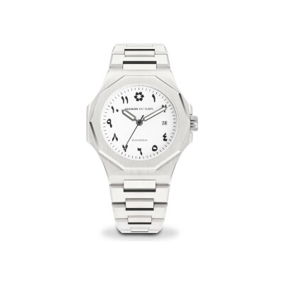 Montre Maison du Temps MTZeta Arabic Blanc Acier