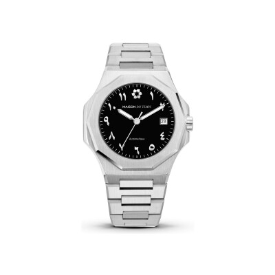 Montre Maison du Temps MTZeta Arabic Noir Acier
