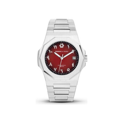 Montre Maison du Temps MTZeta Arabic Rouge Acier