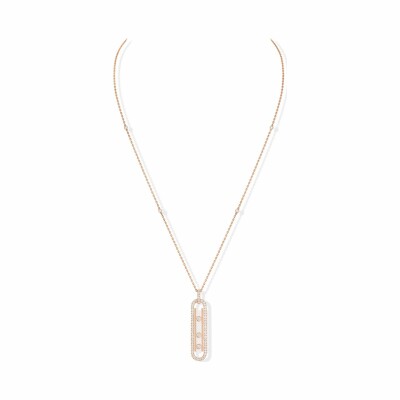 Collier Messika Move 10th PM en or rose et diamants