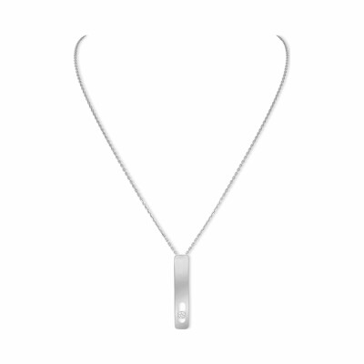 Messika My First Diamond L necklace, white gold, diamonds