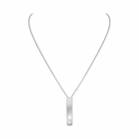 Collier Messika My First Diamond GM en or blanc et diamants