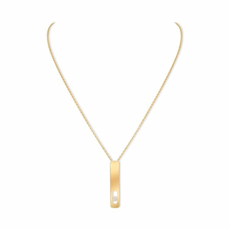 Messika My First Diamond L necklace, yellow gold, diamonds