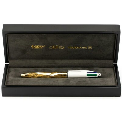 Stylo bille Tournaire x BIC 4 couleurs Orlinski en bronze