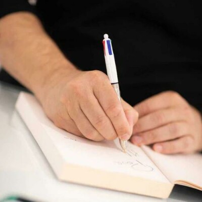 Stylo bille Tournaire x BIC 4 couleurs Orlinski en bronze