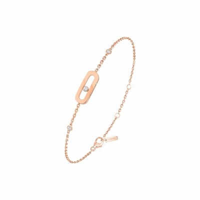 Messika Move Uno bracelet, rose gold, diamonds