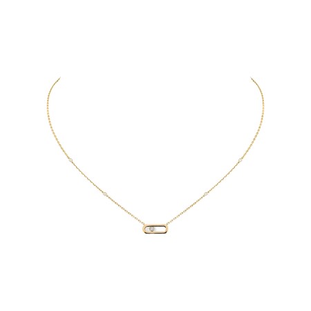 Messika Move Uno necklace, yellow gold, diamond