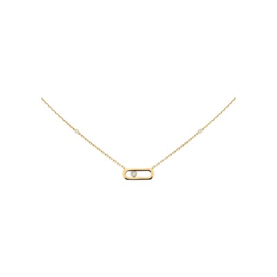 Collier Messika Move Uno en or jaune et diamant