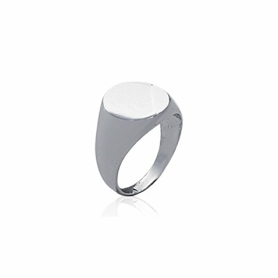 Bague en argent rhodié