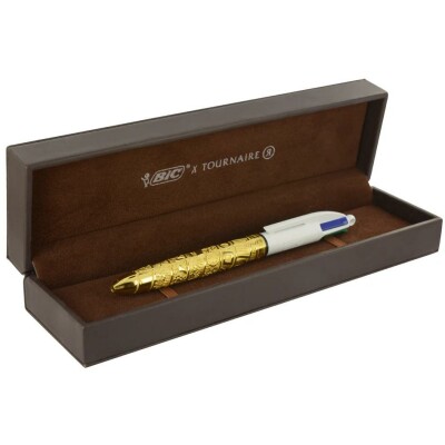 Stylo bille Tournaire x BIC 4 couleurs 50 Ans en bronze