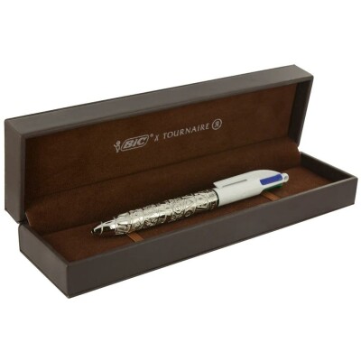 Stylo bille Tournaire x BIC 4 couleurs 50 Ans en bronze