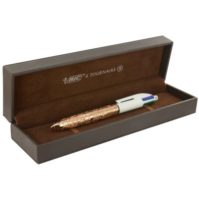 Stylo bille Tournaire x BIC 4 couleurs 50 Ans en bronze