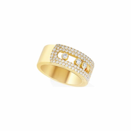 Bague Messika Move Noa en or jaune et diamants