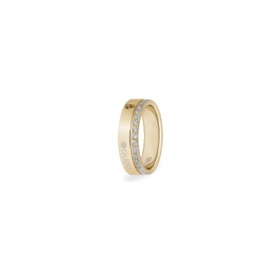 Bague Qudo San Remo en métal doré, taille 50