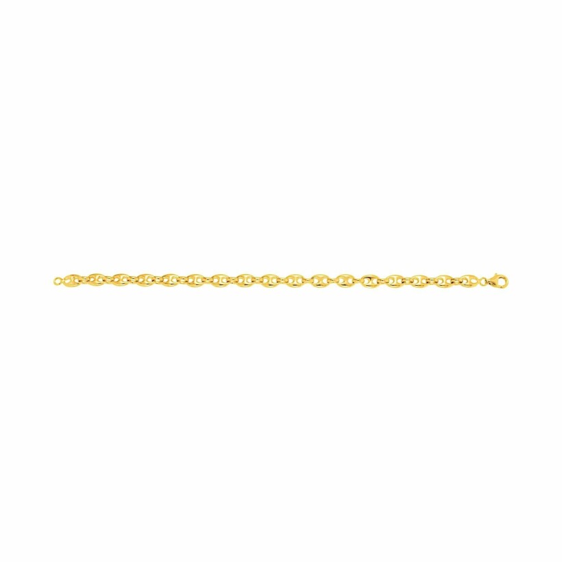 Bracelet en plaqué or, 21cm