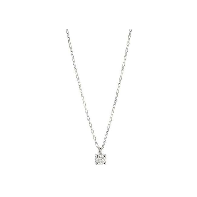 Collier en or blanc et diamant