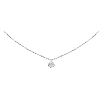 Collier Filles en or Miroir en or blanc et diamant