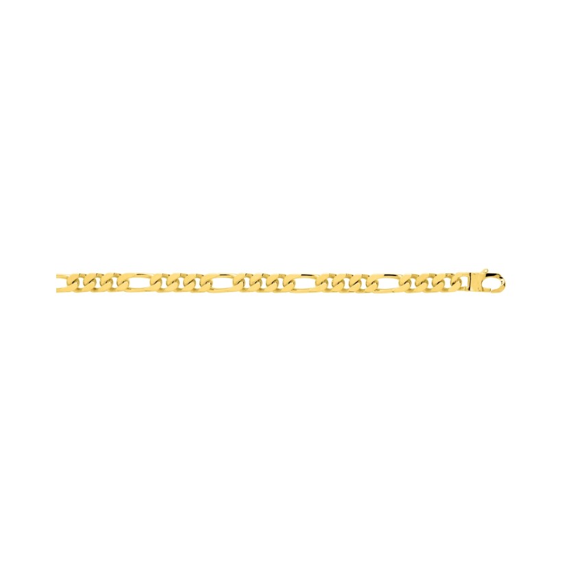 Bracelet alterné 1+3 en plaqué or