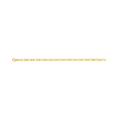 Collier chaîne maille cheval en plaqué or