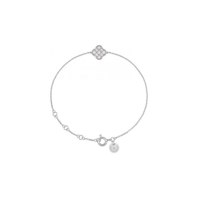 Bracelet Morganne Bello Jardin Précieux rond en or blanc et diamant